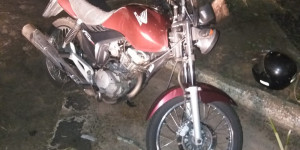 Homem é preso em flagrante por roubo de motocicleta