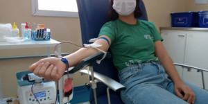 BANCO DE SANGUE RECEBE DOAÇÃO DE ESTUDANTES DO SENAC E DA USP NA CAMPANHA “JULHO SANGUE QUENTE”