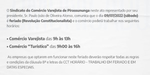 ACE - TRABALHO EM FERIADO E EM DATAS ESPECIAIS