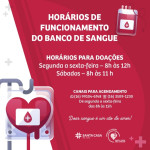 5 DE FEVEREIRO - CONFIRA O ESTOQUE DO BANCO DE SANGUE