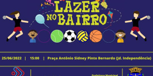 Praça do Jardim Independência recebe o projeto Lazer no Bairro na tarde deste sábado