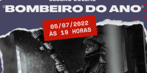 Título de “Bombeiro do Ano” será entregue na próxima terça-feira (05/07), às 19h