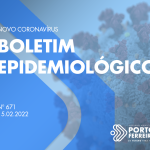 671º Boletim Epidemiológico: 44 casos confirmados e 140 pacientes curados