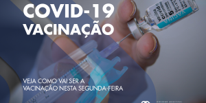 Covid-19: confira como será o esquema de vacinação nesta segunda-feira (14.03)