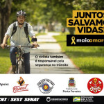 Domingo tem passeio ciclístico em comemoração ao Maio Amarelo de segurança no trânsito