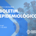 667º Boletim Epidemiológico: com mais 44 casos confirmados hoje, semana fecha com 325