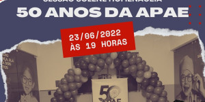 Sessão solene celebra os 50 anos da APAE Porto Ferreira