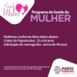 Saúde da Mulher: programa fará prevenção de doenças do colo de útero e das mamas