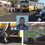 Motociclista morre em acidente no dia do aniversário em colisão frontal com ônibus