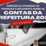 Comissão de Finanças e Orçamento emite parecer das contas da Prefeitura de 2018.