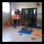 Funcionária de creche de Porto Ferreira é flagrada maltratando criança