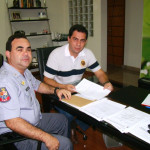 Prefeito e capitão da PM discutem novas ações de segurança