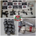 Polícia Civil detêm suspeito de portar armas localizadas em operação policial