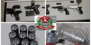 Polícia Civil detêm suspeito de portar armas localizadas em operação policial