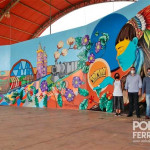 Mural do Palco Permanente e obras seriadas são entregues pela Secretaria de Cultura e Economia Criativa