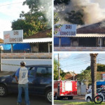 Pirassununga: Incêndio destrói bar e cômodo de residência na avenida Felipe Boller