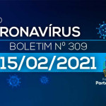 309º Boletim Epidemiológico: 20 casos confirmados, 45 descartados e 43 pacientes curados