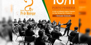 Anfiteatro Municipal recebe Orquestra Pé de Moleque na noite de domingo