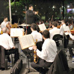 Orquestra de Ribeirão Preto fez belíssima apresentação na praça central