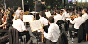 Orquestra de Ribeirão Preto fez belíssima apresentação na praça central