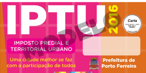 Caixa Econômica Federal e lotéricas são os postos credenciados para receber o IPTU com desconto de 10% até segunda-feira (29)