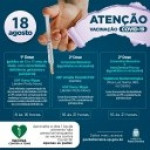 Covid-19: veja como vai ser a aplicação de vacinas nesta quarta-feira, com novo público.