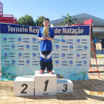 Atleta de natação do Clube de Campo é destaque no torneio regional de natação F.A.P.