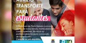 Auxílio-Transporte para estudantes tem inscrições abertas no início de janeiro