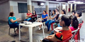 Profissionais de creches receberam Oficina sobre os cinco campos de experiências