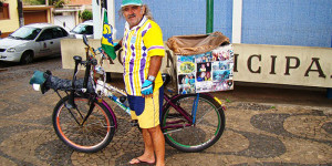 Ciclista passa por Porto Ferreira durante viagem a Brasília e Oiapoque