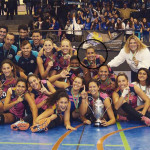 Ferreirense Aline Delsin é campeã da Supertaça de Voleibol em Portugal