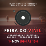 Feira do Vinil retorna no domingo no Museu Flávio da Silva Oliveira