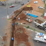 Odebrecht Ambiental realiza interligação da rede de recalque de esgoto na Av. Ângelo Ramos com sucesso