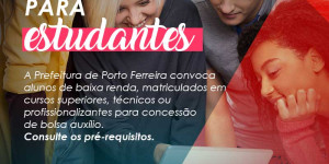 Prefeitura convoca estudantes interessados em auxílio financeiro para custeio de transporte