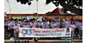 Caminhada de Prevenção ao Câncer reuniu bom número de participantes no último sábado