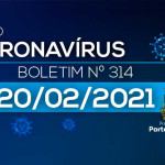 314º Boletim Epidemiológico: cinco pacientes positivos de outros municípios internados na UTI local