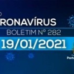 282º Boletim Epidemiológico: cidade registra 45º óbito e confirma mais 54 casos, passando de 2 mil