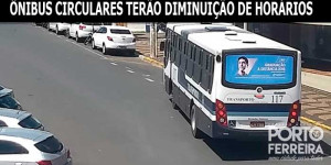 Agência Reguladora informa: três linhas de Ônibus Circulares terão diminuição de horários