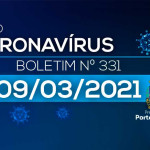 331º Boletim Epidemiológico: morre idoso de 78 anos