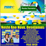 Mensagem Feliz 2013 e Convite Posse de Renata Braga e Dr. Eduardo