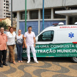 Município recebeu mais uma ambulância com recursos de emenda parlamentar