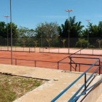 Obras das novas quadras de tênis do Clube de Campo estão em fase final