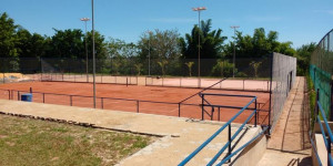 Obras das novas quadras de tênis do Clube de Campo estão em fase final