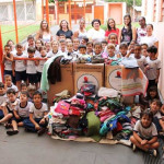 Escola de educação infantil arrecada agasalhos no Dia Mundial da Solidariedade