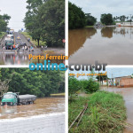 Alagamento em trecho da rodovia SP-215 impede trânsito