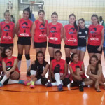 Equipe feminina de voleibol infantil vence Franca