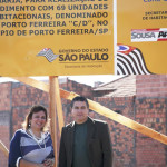 Renata Braga visita local das obras de apartamentos da CDHU no Jardim Jandyra