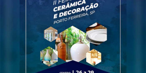 2º Feirão da Cerâmica Artística e Decoração ainda tem estandes disponíveis