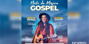 Noite de Música Gospel terá como grande atração na noite de sábado a cantora Isadora Pompeo