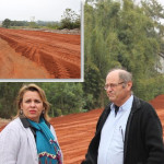 Departamento de Obras realiza terraplanagem em segundo trecho da avenida Rudolf Streit